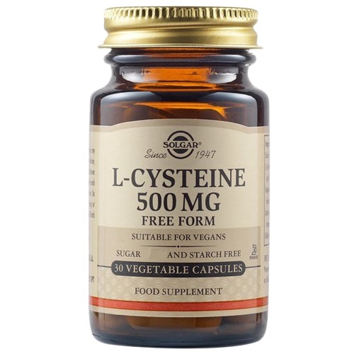 SOLGAR L-Cysteina 500 mg (30 kaps.)