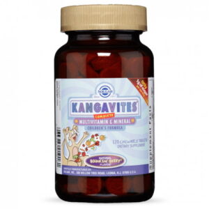 SOLGAR Kangavites Multivitamin & Mineral - Witaminy i minerały do ssania (120 tabl.)