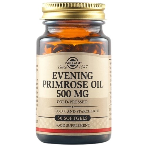 SOLGAR Evening Primrose Oil 500 mg - Olej z Wiesiołka 500 mg (30 kaps.)