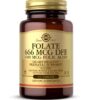 SOLGAR Folate 666 mcg DFE (400 mcg Folic Acid) (250 tabl.)
