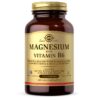 SOLGAR Magnesium with Vitamin B6 - Magnez z Witaminą B6 (250 tabl.)