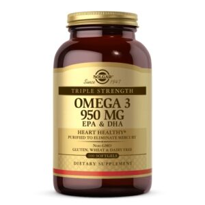 SOLGAR Omega 3 - 950 mg EPA & DHA (100 kaps.)