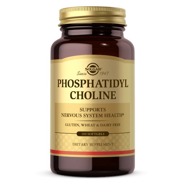 SOLGAR Phosphatidylcholine - Fosfatydylocholina (100 kaps.)