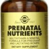 SOLGAR Prenatal Nutrients - Witaminy i minerały prenatalne (120 tabl.)