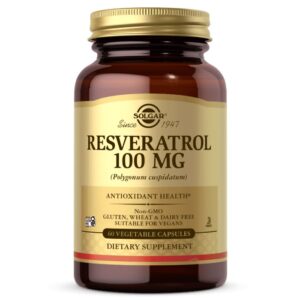 SOLGAR Resveratrol - Resweratrol 100 mg (60 kaps.)