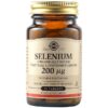 SOLGAR Selenium (Yeast Free) - Selen (nie zawiera drożdży) 200 mcg (50 tabl.)