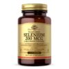 SOLGAR Selenium (Yeast Free) - Selen (nie zawiera drożdży) 200 mcg (100 tabl.)