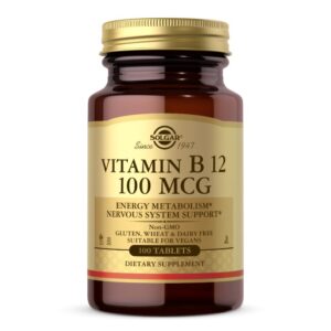 SOLGAR Vitamin B12 - Witamina B12 100 mcg (100 tabl.)