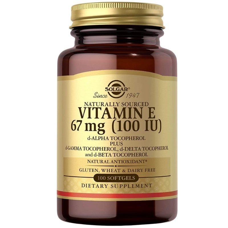 SOLGAR Vitamin E - Witamina E 67 mg (100 IU) (100 kaps.)