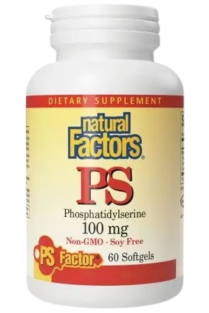 NATURAL FACTORS PS Phosphatidylserine - Fosfatydylseryna (60 kaps.)
