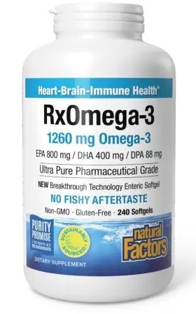 NATURAL FACTORS RxOmega-3 (240 kaps.)