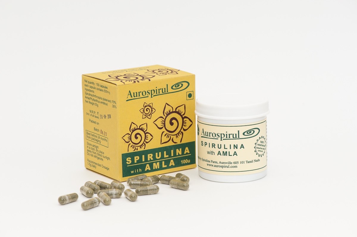AUROSPIRUL Spirulina z Amlą (100 kaps.)