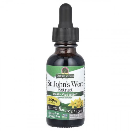 NATURE'S ANSWER St. John's Wort Extract - Dziurawiec zwyczajny, ekstrakt (30 ml)