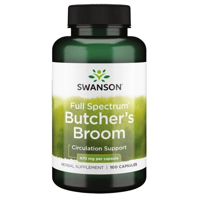 SWANSON Full Spectrum Butcher's Broom 470 mg (100 kaps.)