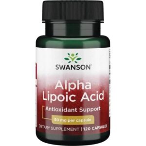 SWANSON Kwas alfa liponowy 50 mg, ALA (120 kaps.)