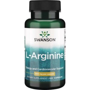 SWANSON L-Arginine 500 mg (100 kaps.)