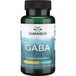 SWANSON GABA 500 mg (100 kaps.)