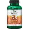 SWANSON D3 with Coconut Oil (60 kaps.)