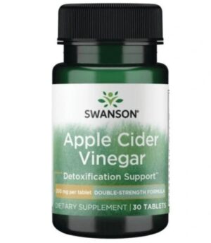 SWANSON Apple Cider Vinegar 200 mg (30 tabl.)
