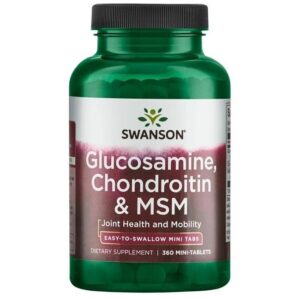 SWANSON Glukozamina / Chondroityna / MSM mini tabs (360 tabl.)