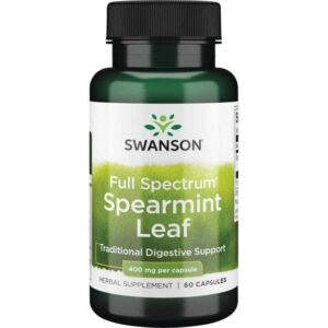 SWANSON Full Spectrum Spearmint leaf 400 mg (60 kaps.)