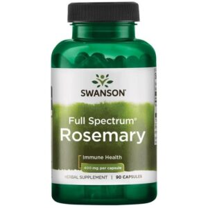 SWANSON Full Spectrum Rosemary 400 mg (90 kaps.)