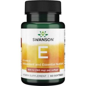 SWANSON Witamina E 400 IU (60 kaps.)