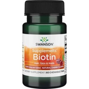 SWANSON Biotyna (60 tabl. do ssania)