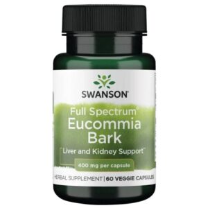 SWANSON Full Spectrum Eucommia Bark 400 mg (60 kaps.)