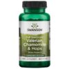SWANSON Full Spectrum Valerian, Chamomile & Hops - Waleriana + Rumianek + Chmiel (60 kaps.)