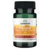 SWANSON Folian Quatrefolic 5-Methylthetrahydrofolic Acid 800 mcg - Kwas foliowy (30 kaps.)