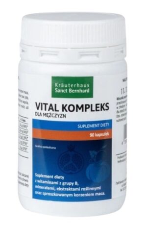 KRAUTERHAUS SANCT BERNHARD Vital kompleks dla mężczyzn (90 kaps.)