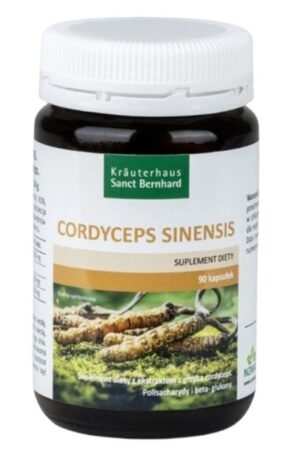 KRAUTERHAUS SANCT BERNHARD Cordyceps ekstrakt z grzyba - Cordyceps sinensis (90 kaps.)