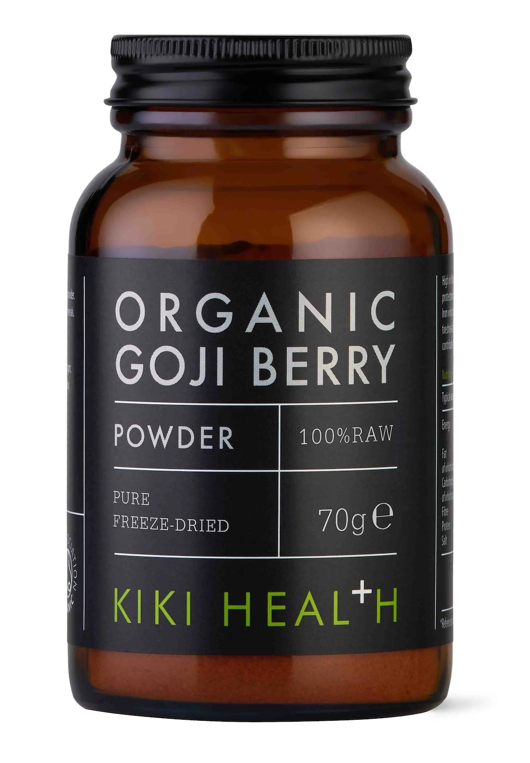 KIKI HEALTH Organic Goji Berry - Jagody Goji (70 g)