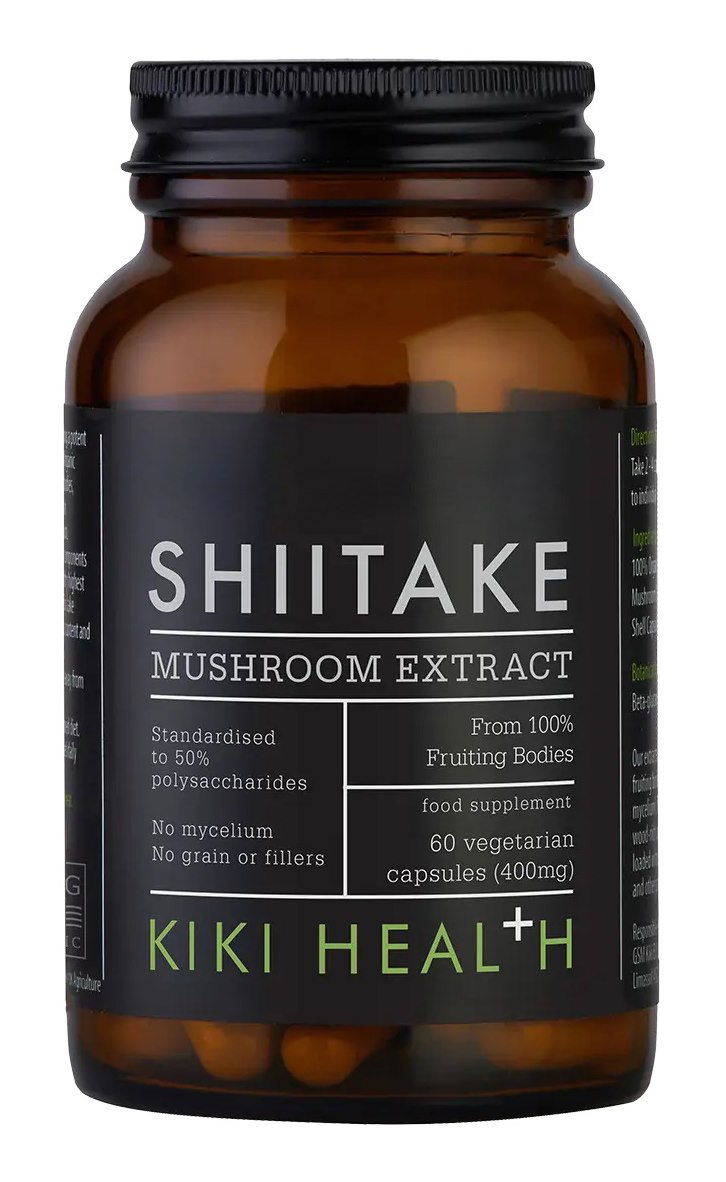 KIKI HEALTH Shitake (Shiitake) Mushroom Extract (60 kaps.)