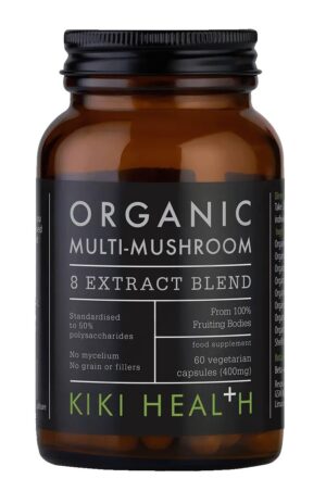 KIKI HEALTH Organic Multi-Mushroom - Mieszanka ekstraktu 8 grzybów (60 kaps.)