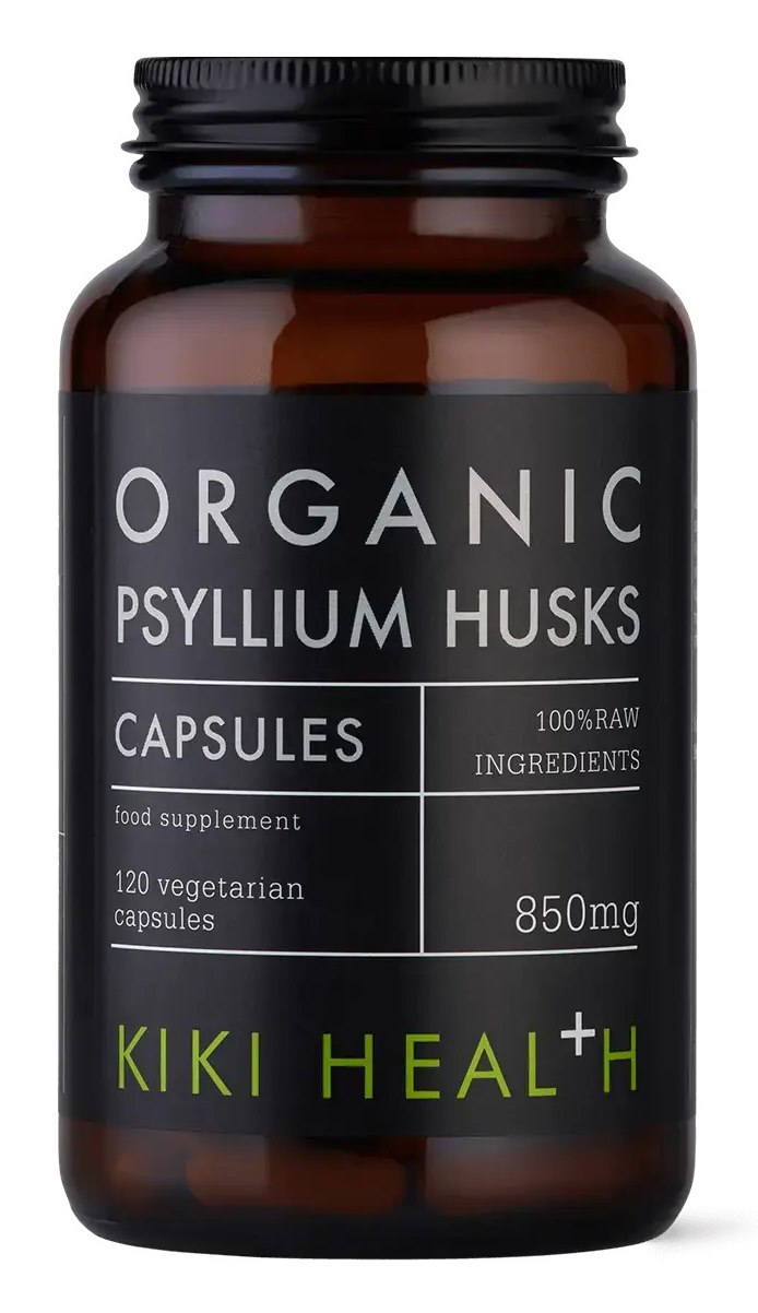 KIKI HEALTH Organic Psyllium Husks 850 mg - Babka jajowata (120 kaps.)