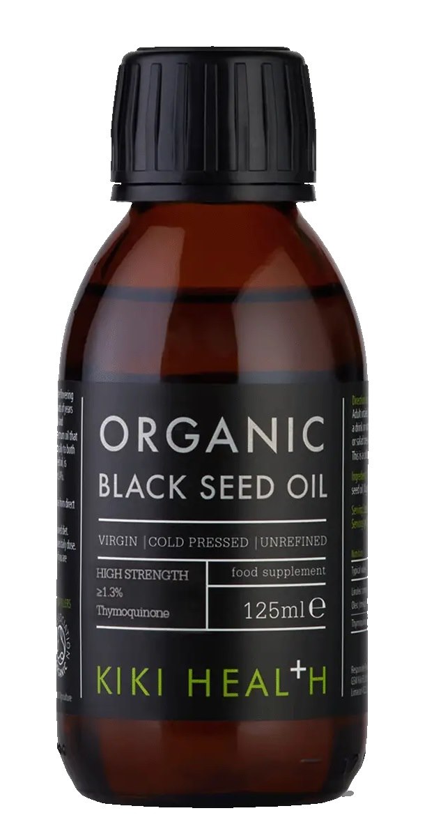 KIKI HEALTH Organic Black Seed Oil - Olej z czarnuszki (125 ml)