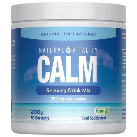 NATURAL VITALITY Calm Relaxing Drink Mix, smak naturalny (200 g)