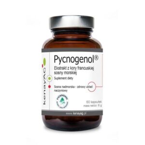 KENAY Pycnogenol 100 mg - Ekstrakt z kory francuskiej sosny morskiej (60 kaps.)
