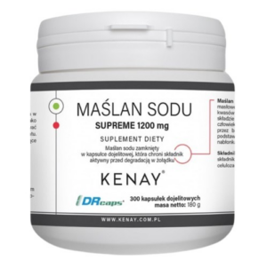 KENAY Maślan sodu SUPREME 1200 mg (300 kaps.)