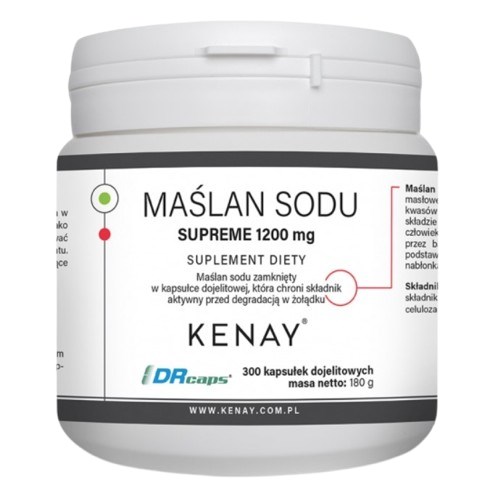 KENAY Maślan sodu SUPREME 1200 mg (300 kaps.)