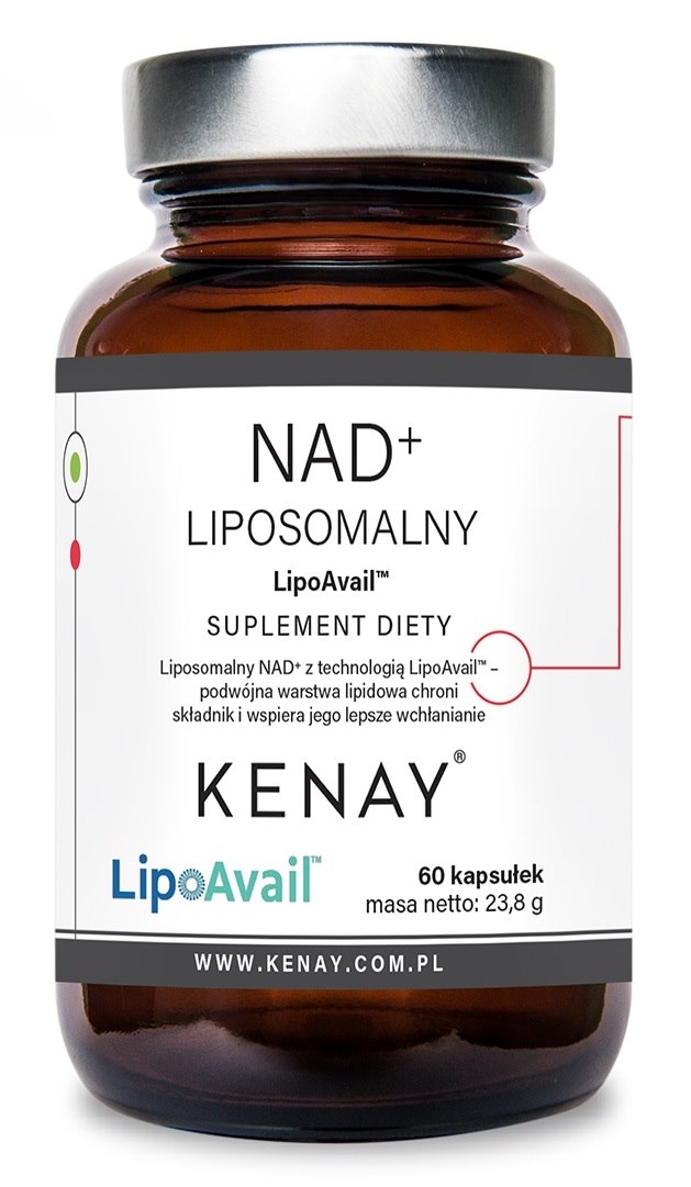 KENAY NAD+ Liposomalny LipoAvail® (60 kaps.)