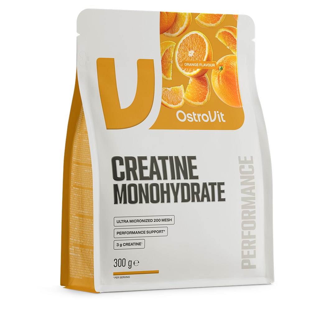OSTROVIT Monohydrat Kreatyny - smak pomarańczowy (300 g)