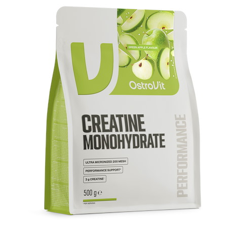 OSTROVIT Monohydrat Kreatyny - smak zielonego jabłka (500 g)