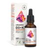 AURA HERBALS Witamina D3 + K2mk7 w kroplach (30 ml)