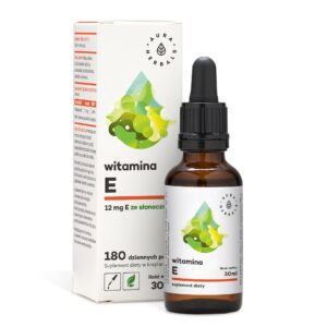 AURA HERBALS Witamina E - Suplement diety w kroplach (30 ml)