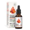 AURA HERBALS Witamina A + D3 (2000 IU) + E + K2 MK7 (ADEK) krople (30 ml)
