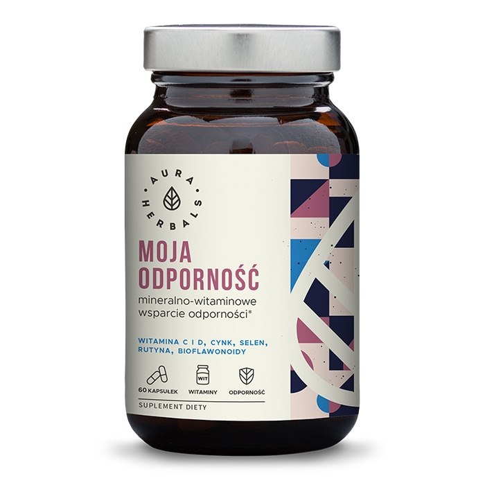 AURA HERBALS Moja Odporność - Minerały i Witaminy (60 kaps.)