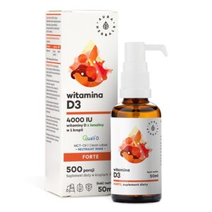 AURA HERBALS Witamina D3 4000 IU w oleju MCT (50 ml)
